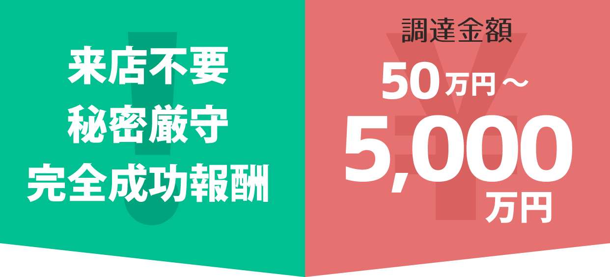 スキマ時間でスピード調達！資金繰り改善率93%！